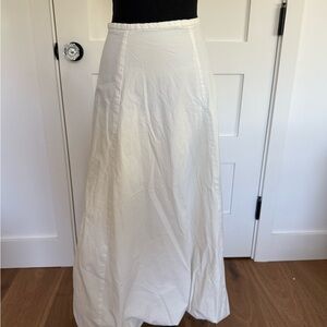 Zara White Maxi Skirt for Women